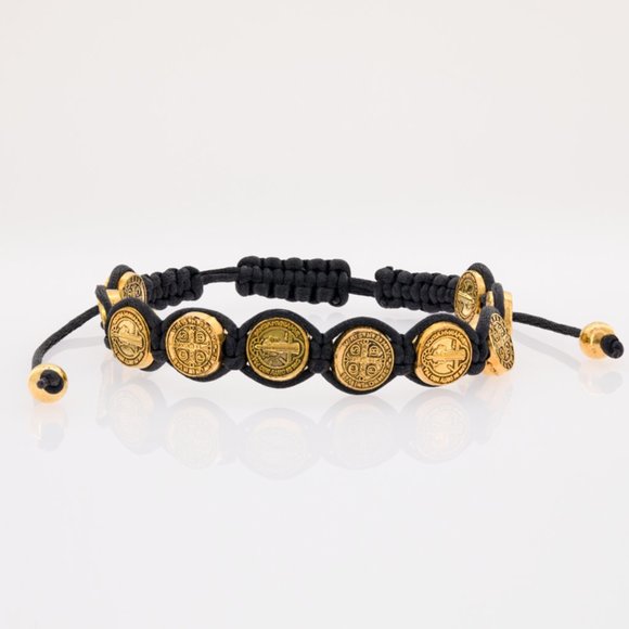 Benedictine Bracelet-  Adjustable - Includes 3 bracelets- one each style - Picture 5 of 13